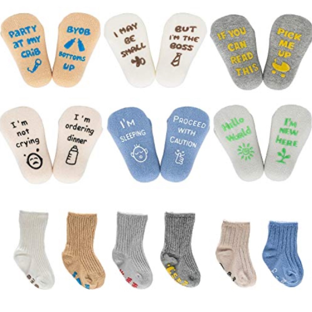 Assorted Baby Socks Set - Fun Designs